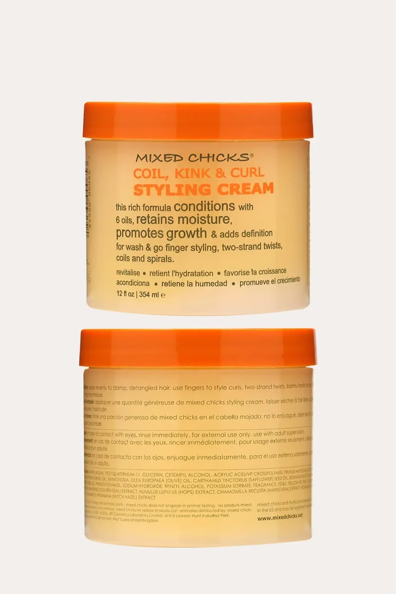 MIXED CHICKS COIL, KINK & CURL STYLING CREAM 12oz