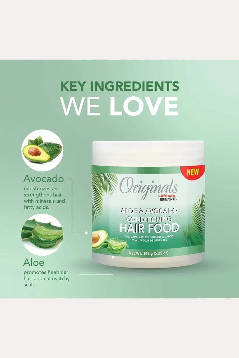 AFRICAS BEST OLIVE & AVOCADO CONDITIONING HAIR FOOD 5.25oz