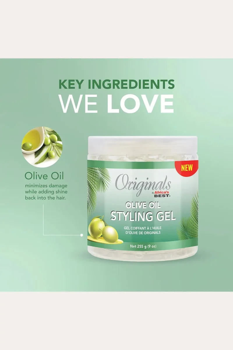 AFRICAS BEST OLIVE STYLING GEL 9oz