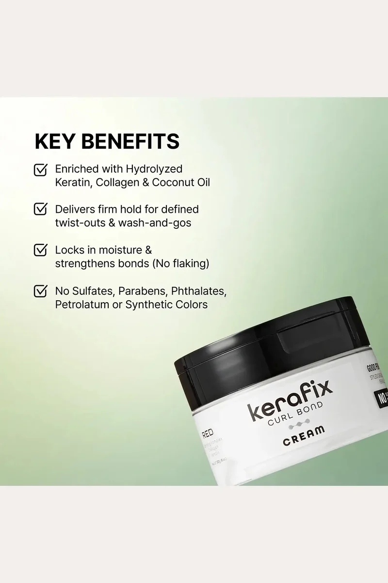 RED KERAFIX CURL BOND HAIR CREAM 8oz