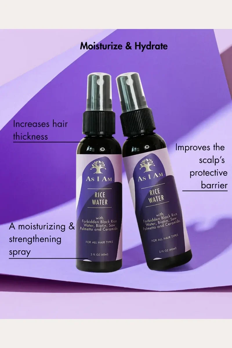AS I AM RICE WATER SPRAY 2oz | Hair Mist