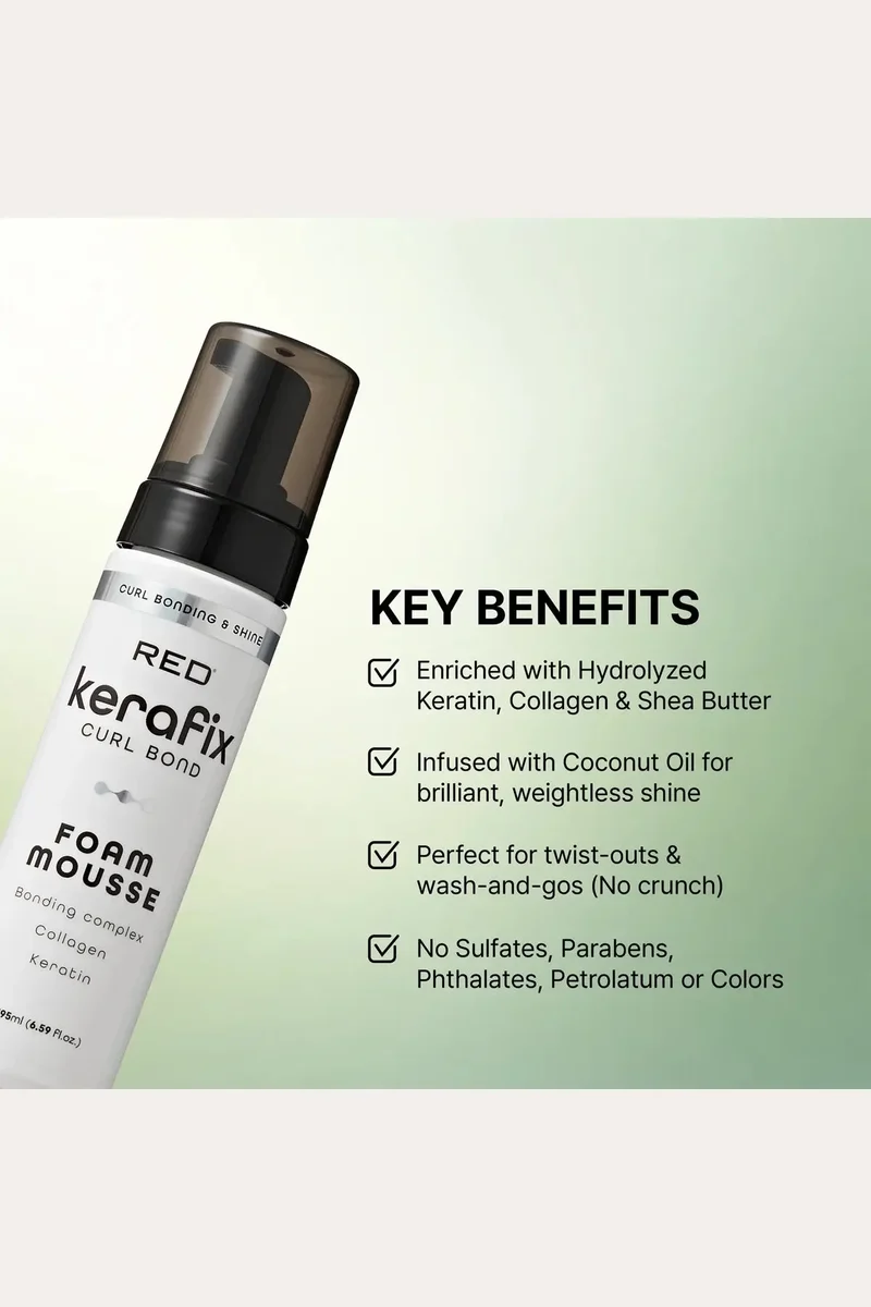 RED KERAFIX CURL BOND FOAM MOUSSE | Styling Mousse
