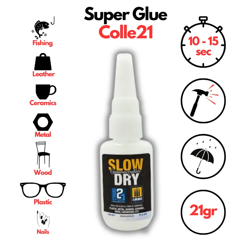 Kit TRIS Super Glue Cyano (Lot de 3) Colle21 + Casquette Colle21 – Colle Extra-Forte Multi-Usages Idéale pour le modélisme, le bricolage créatif et les réparations techniques exigeantes.🛠️