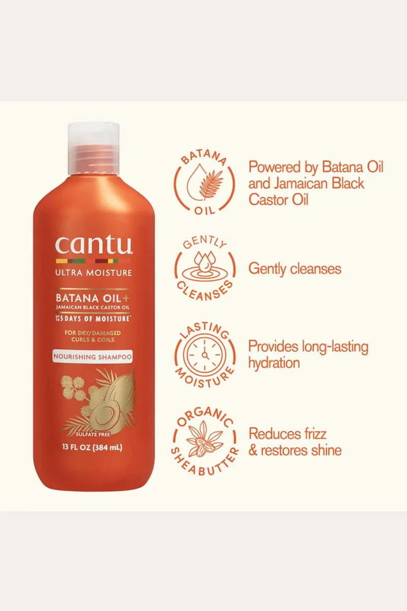 CANTU ULTRA MOISTURE BATANA OIL NOURISHING SHAMPOO