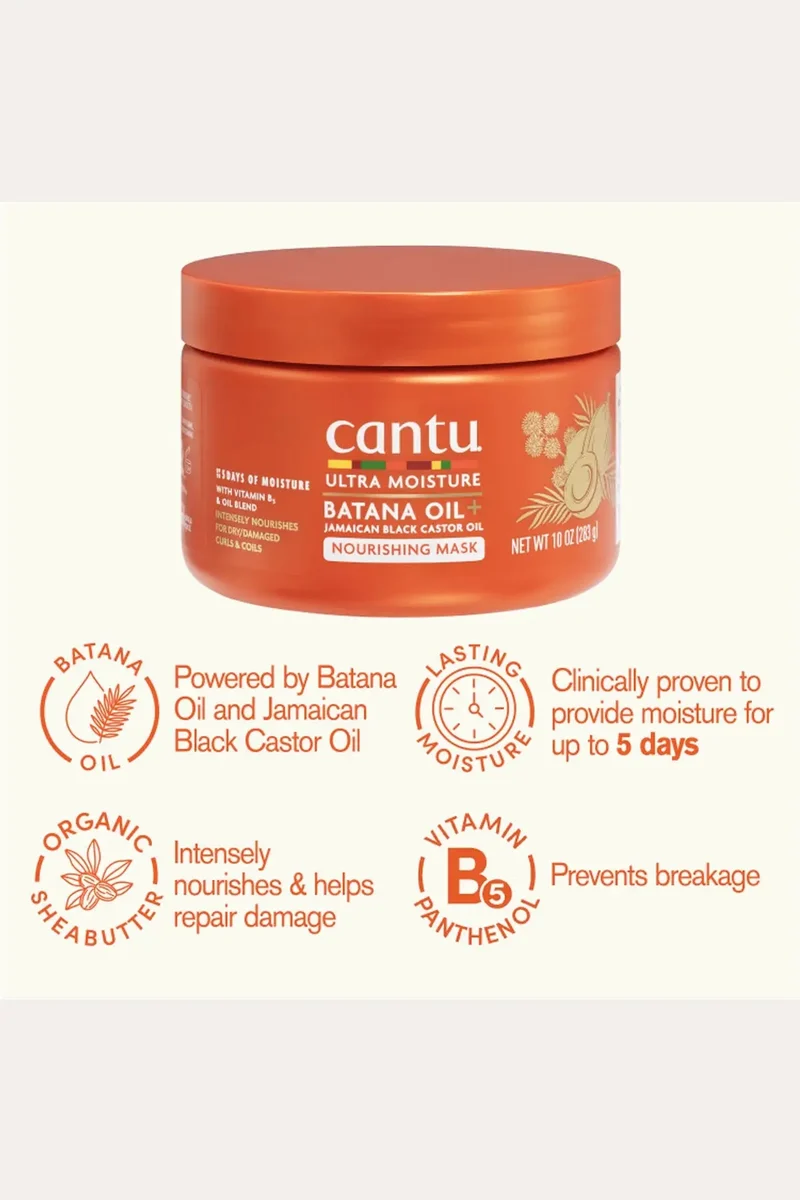 CANTU ULTRA MOISTURE BATANA OIL NOURISHING HAIR MASK 10oz