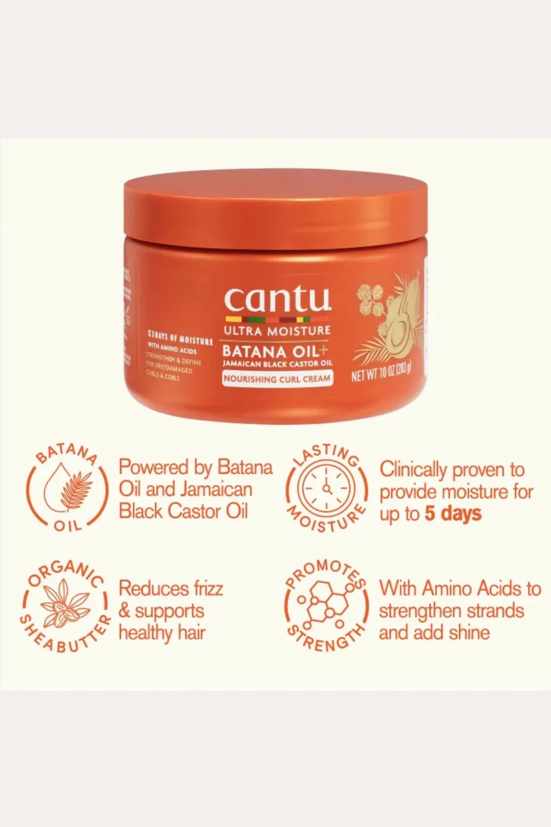 CANTU ULTRA MOISTURE BATANA OIL NOURISHING CURL CREAM