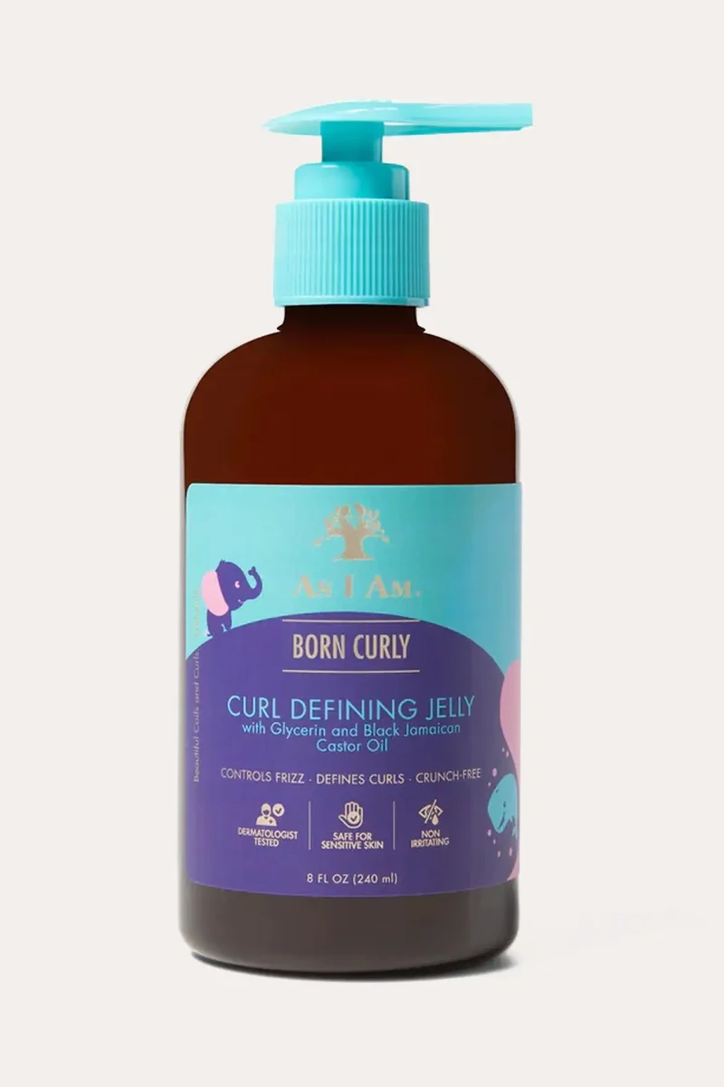 AS I AM BORN CURLY CURL DEFINING JELLY 8oz