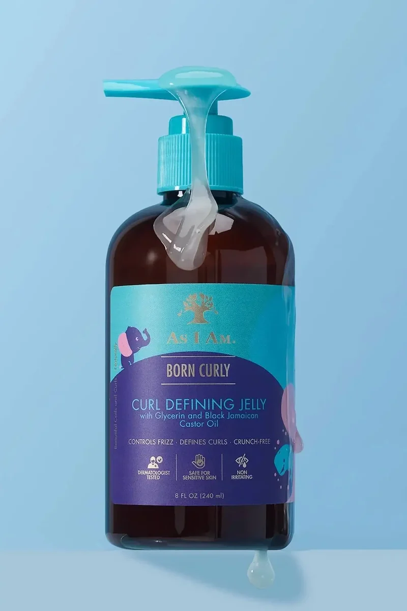 AS I AM BORN CURLY CURL DEFINING JELLY 8oz