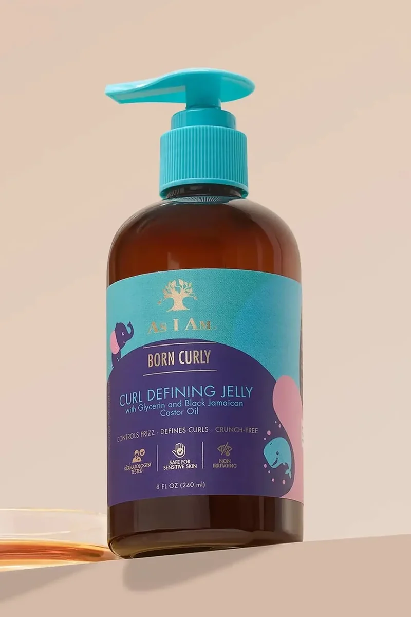 AS I AM BORN CURLY CURL DEFINING JELLY 8oz