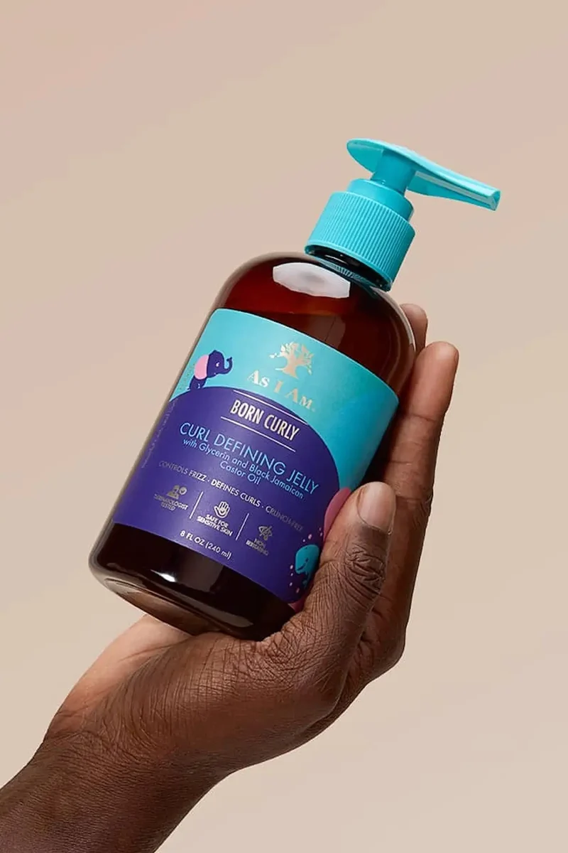 AS I AM BORN CURLY CURL DEFINING JELLY 8oz