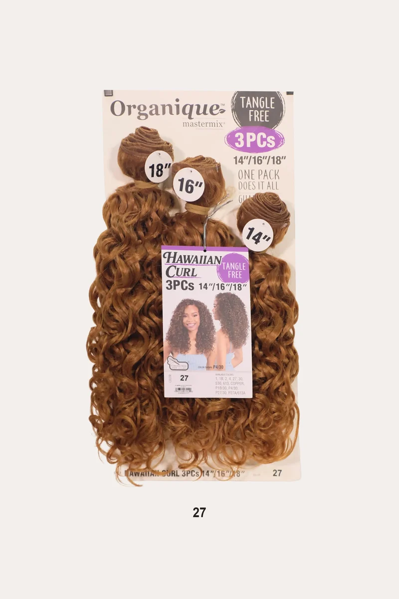 SHAKE N GO ORGANIQUE HAWAIIAN CURL 3PCS (14" 16" 18")