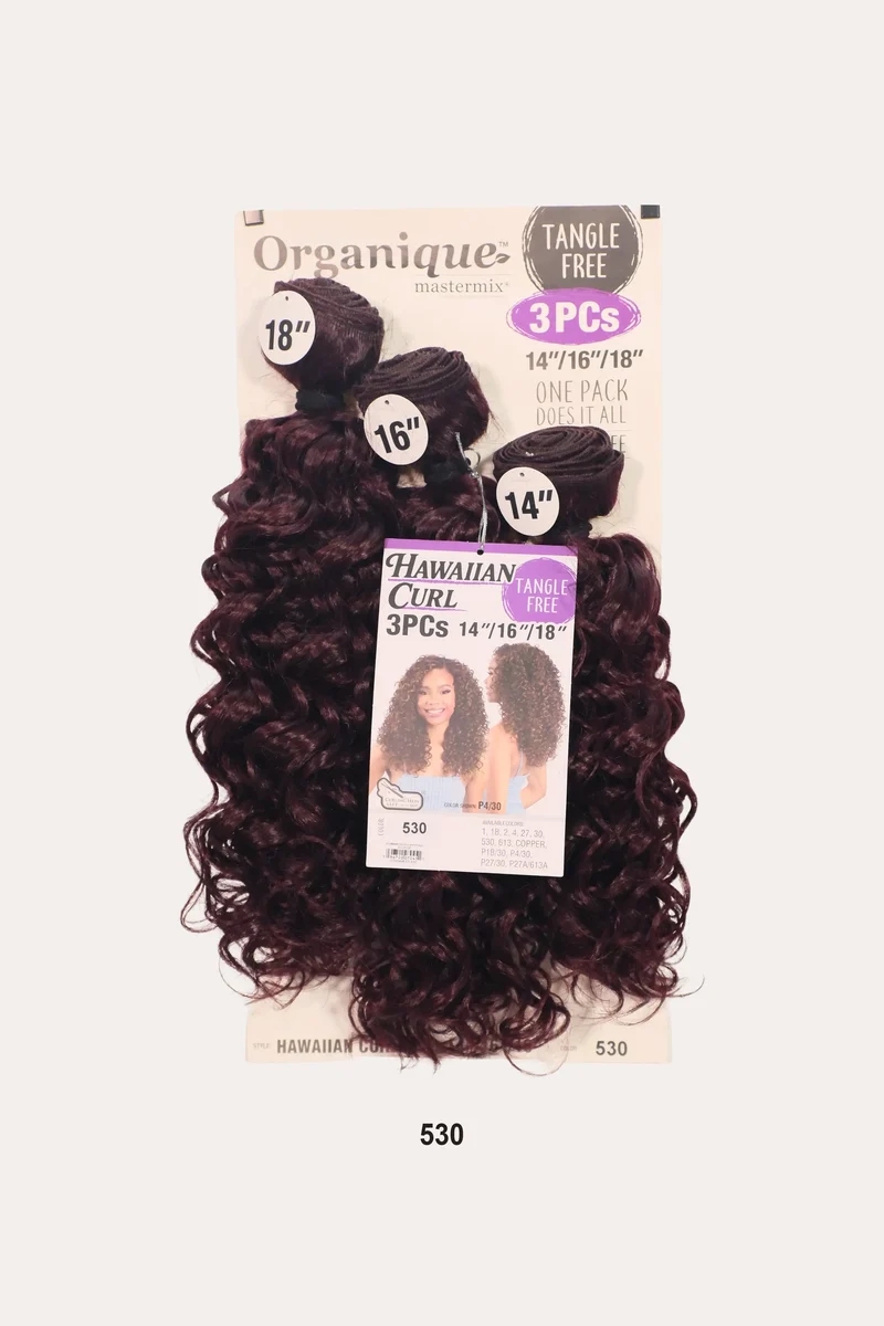 SHAKE N GO ORGANIQUE HAWAIIAN CURL 3PCS (14" 16" 18")
