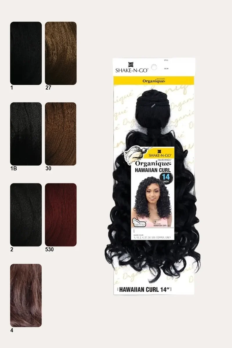 SHAKE N GO ORGANIQUE HAWAIIAN CURL 14"
