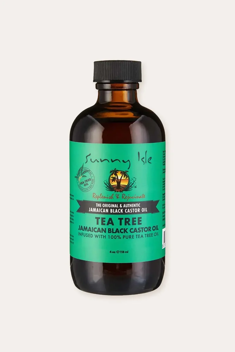 SUNNY ISLE JAMAICAN BLACK CASTOR OIL - TEA TREE OIL 4oz