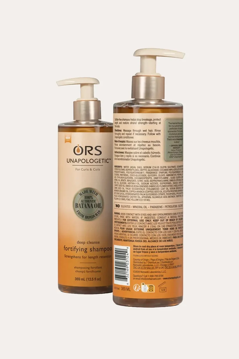 ORS UNAPOLOGETIC DEEP CLEANSE FORTIFYING SHAMPOO 12.5oz