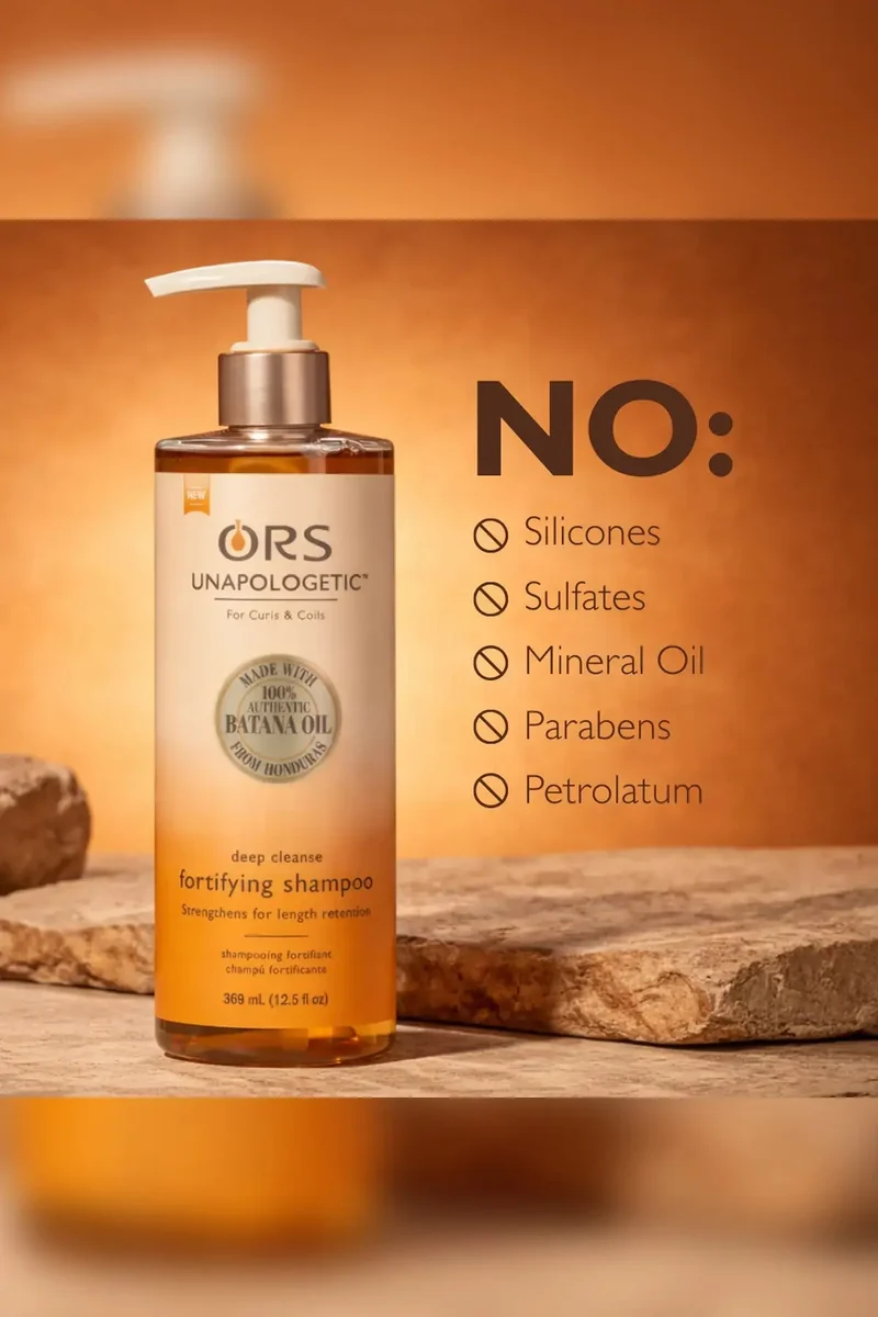 ORS UNAPOLOGETIC DEEP CLEANSE FORTIFYING SHAMPOO 12.5oz