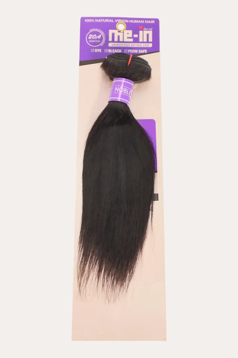 NOBLESSE ME-IN 20A UNPROCESSED HUMAN HAIR BUNDLE - STRAIGHT 12"
