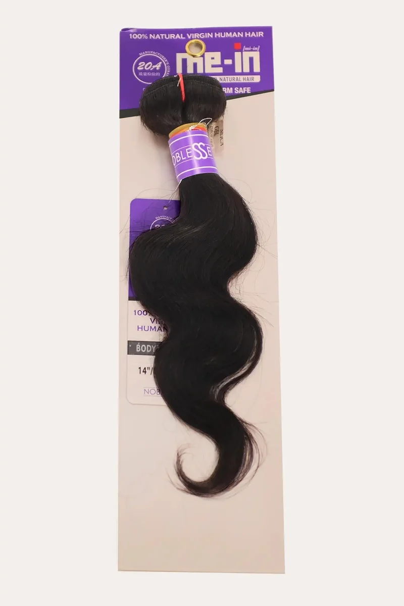 NOBLESSE ME-IN 20A UNPROCESSED HUMAN HAIR BUNDLE -BODY 14"