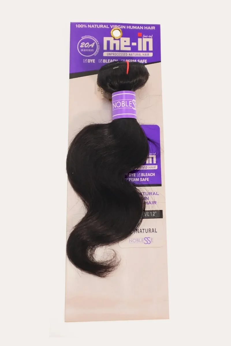 NOBLESSE ME-IN 20A 100% HUMAN HAIR BUNDLE BODY 12"