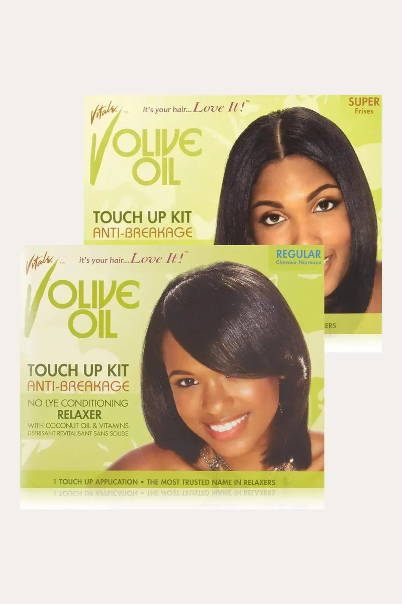 VITALE OLIVE OIL TOUCH UP KIT (ANTI-BREAKAGE NO-LYE CONDITIONING RELAXER)