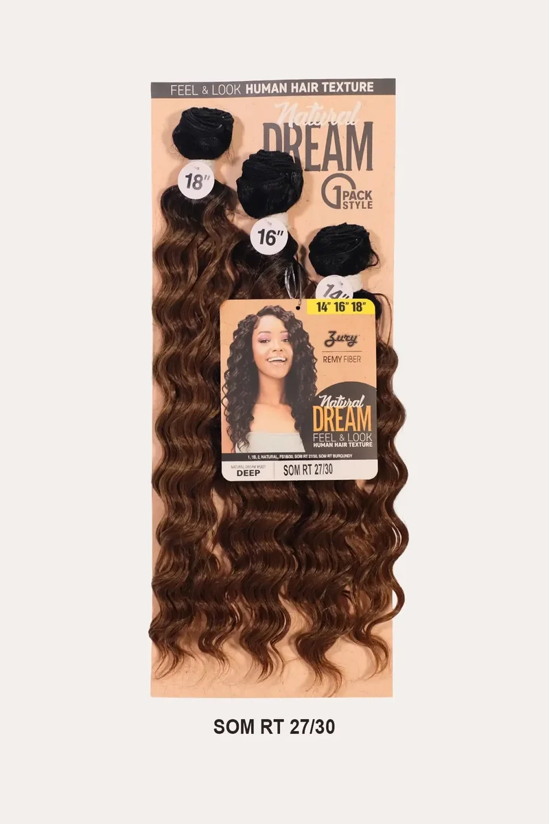ZURY NATURAL DREAM WEAVE BUNDLE - DEEP 141618
