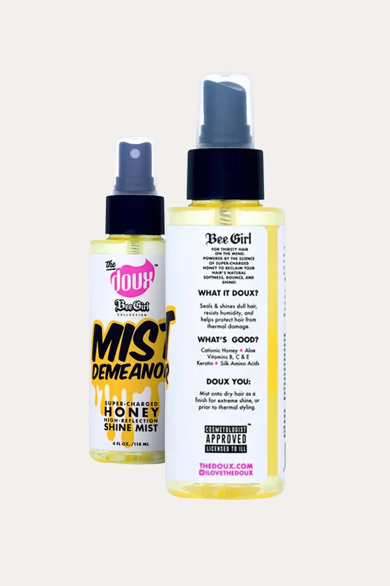 THE DOUX BEE GIRL MIST DEMEANOR HONEY SHINE HAIR MIST 4oz