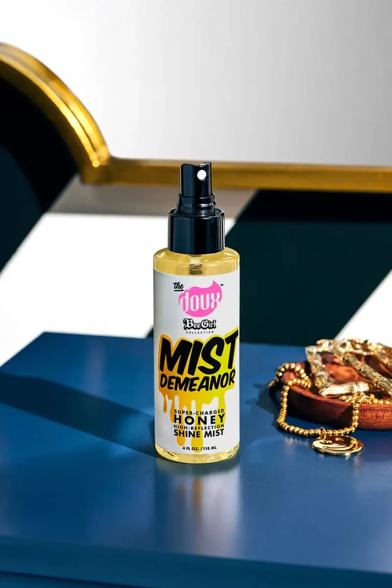 THE DOUX BEE GIRL MIST DEMEANOR HONEY SHINE HAIR MIST 4oz