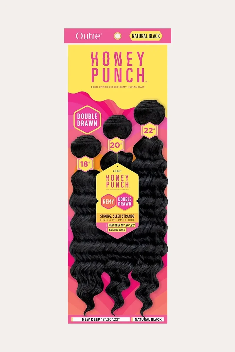 OUTRE HONEY PUNCH HUMAN HAIR WEAVE - NEW DEEP (MULTI)