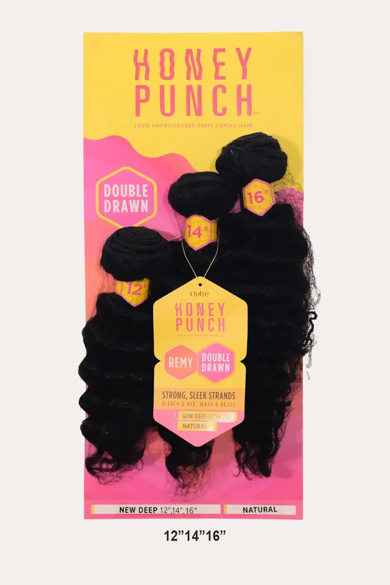 OUTRE HONEY PUNCH HUMAN HAIR WEAVE - NEW DEEP (MULTI)