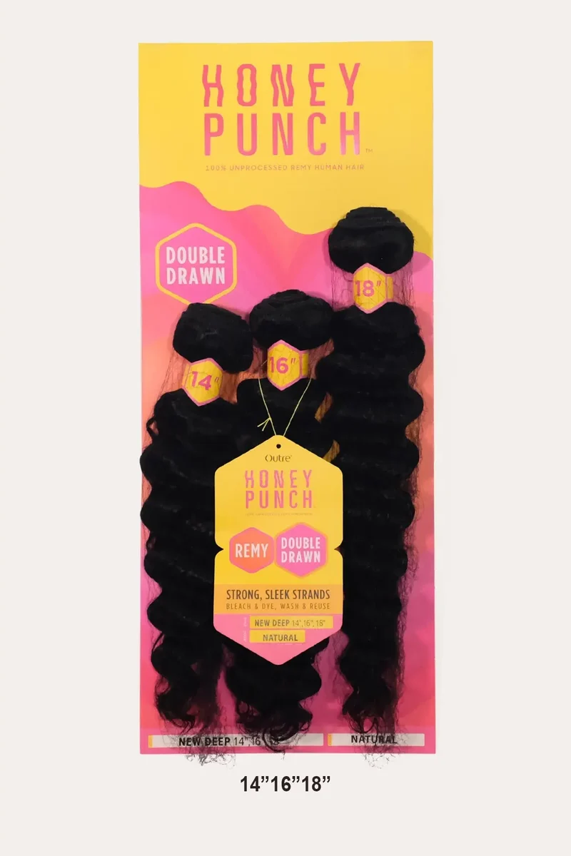 OUTRE HONEY PUNCH HUMAN HAIR WEAVE - NEW DEEP (MULTI)