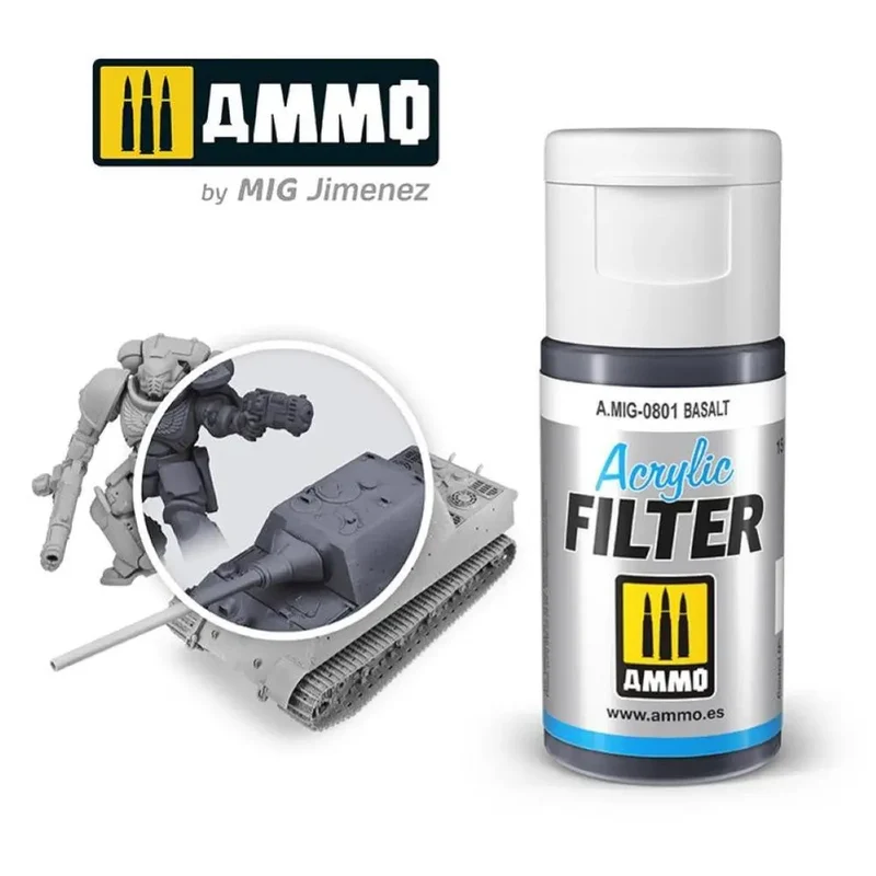 ACRYLIC FILTER Basalt Amig0801