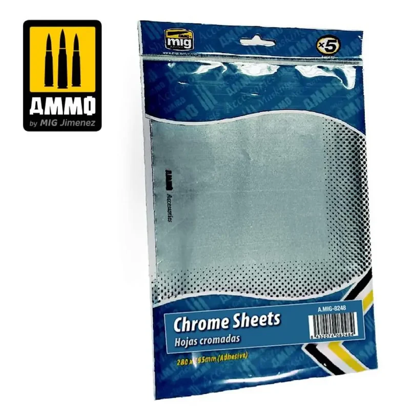 CHROME SHEETS 280x195 mm