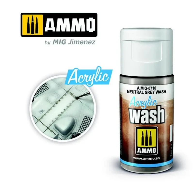 ACRYLIC WASH Neutral Grey Wash AMIG0710