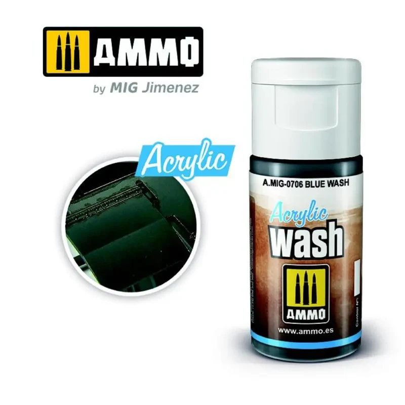 ACRYLIC WASH Blue Wash AMIG0706