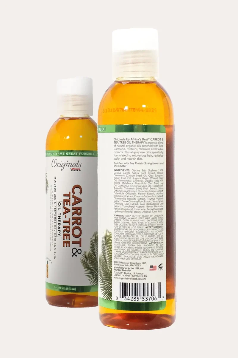 AFRICA'S BEST CARROT TEA-TREE OIL THERAPY 6oz