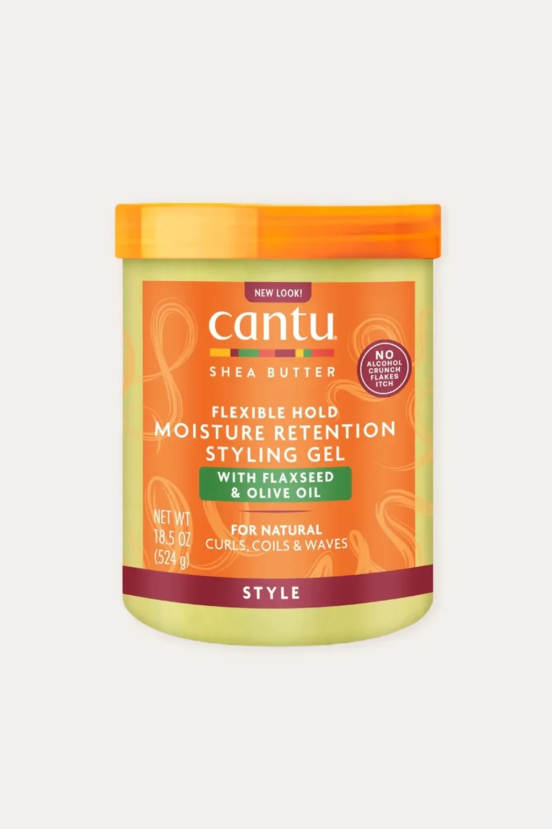 CANTU MOISTURE RETENTION STYLING GEL WITH FLAXSEED & OLIVE OIL 18.5oz