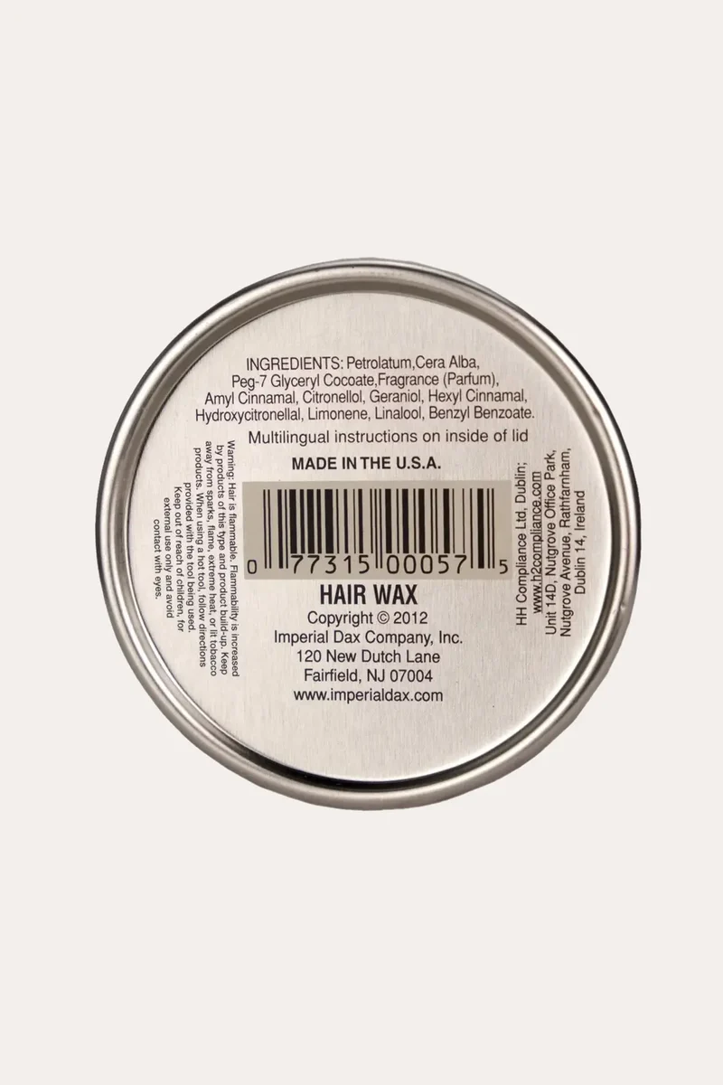 DAX WASHABLE HAIR WAX 3.5oz