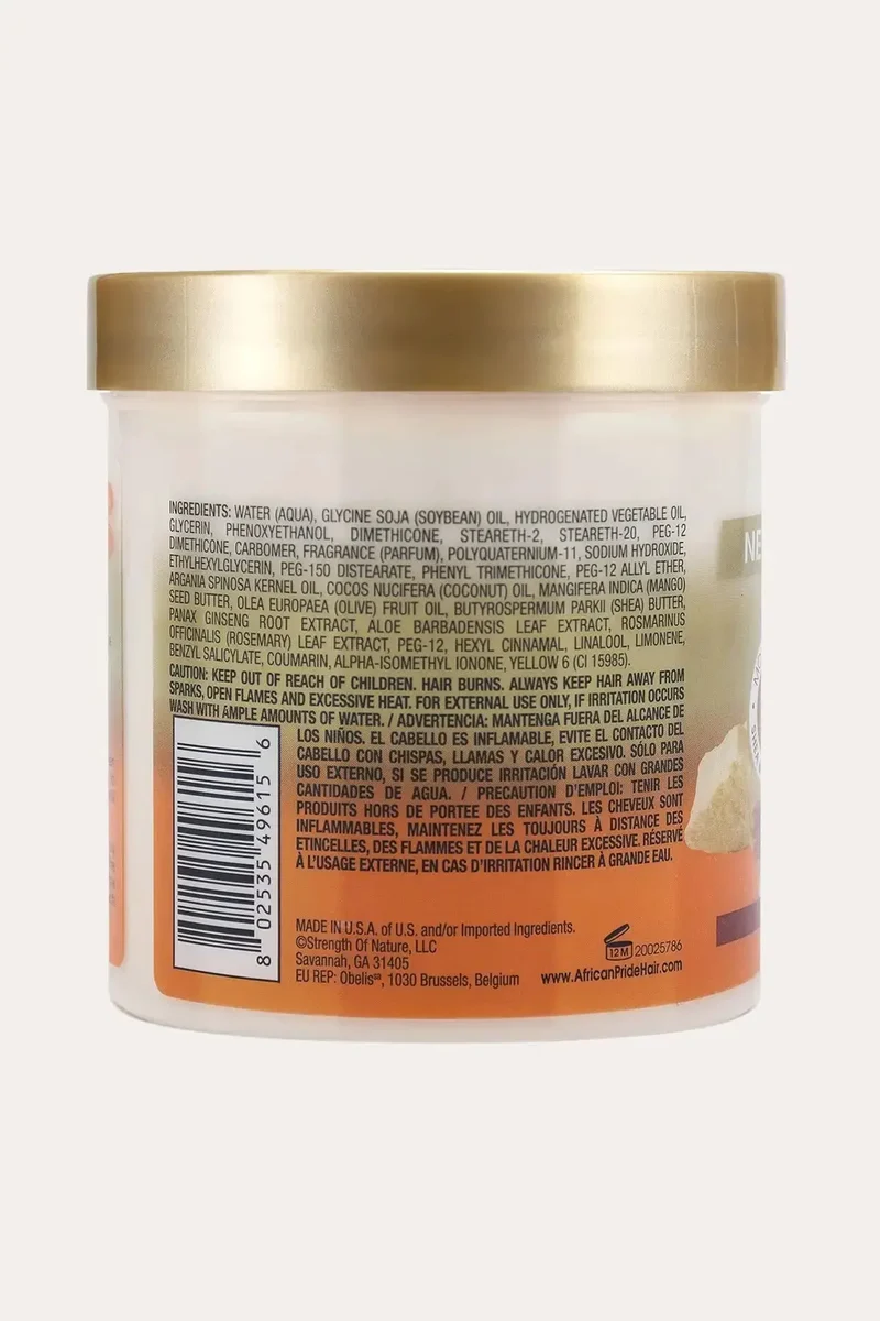 AFRICAN PRIDE SHEA MIRACLE BOUNCY CURLS PUDDING 15oz - SHEA BUTTER AND ARGAN OIL FOR HAIR
