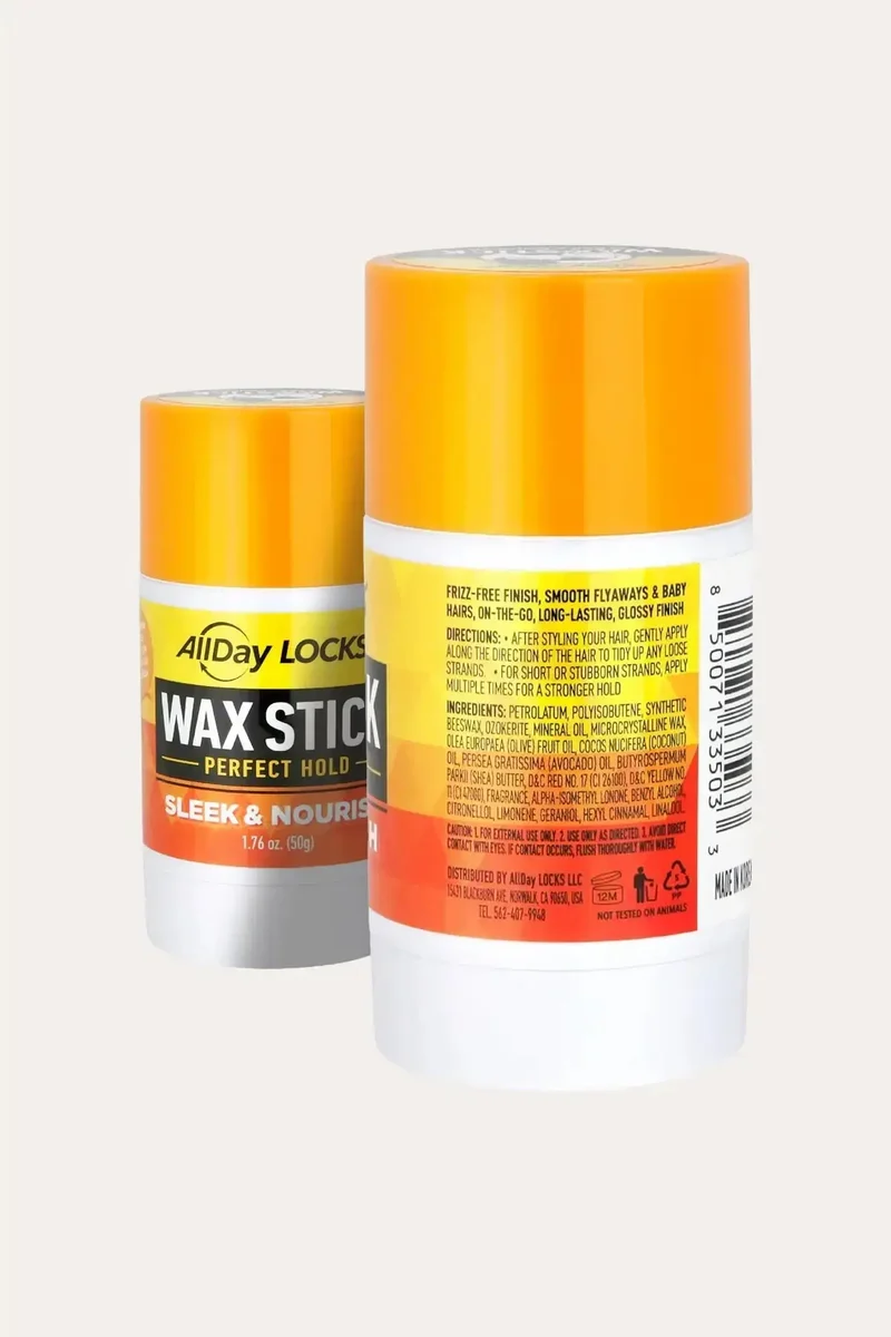 ALLDAY LOCKS WAX STICK 1.76oz - SLICK BACK HAIR WAX STICK