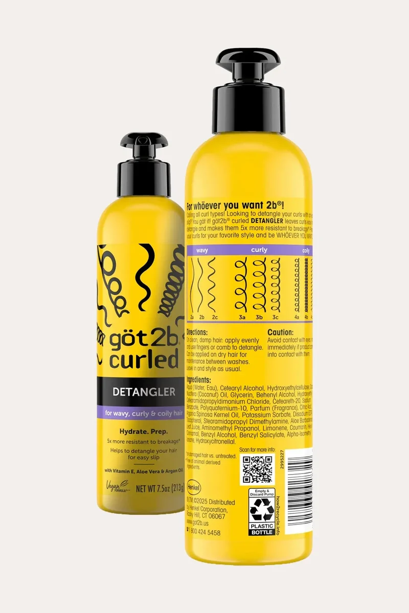 GOT2B CURLED DETANGLER 7.5oz