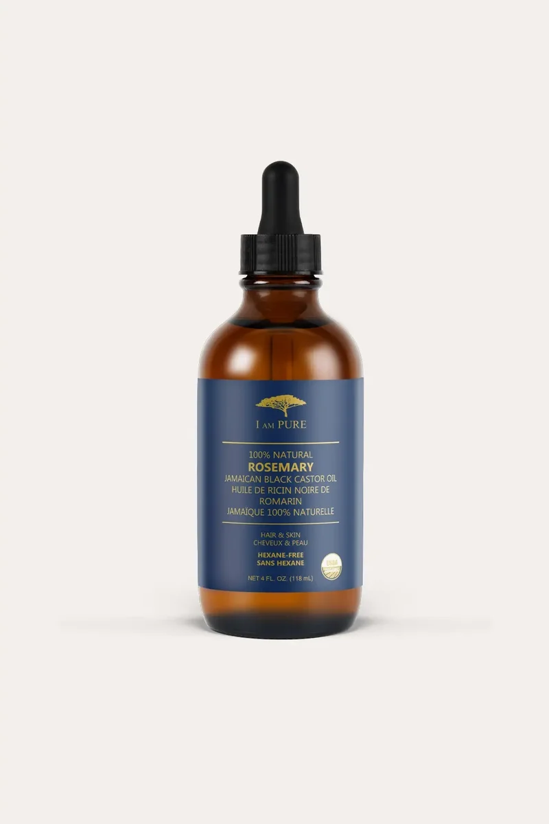 I AM PURE 100% NATURAL ORGANIC CASTOR OIL - ROSEMARY