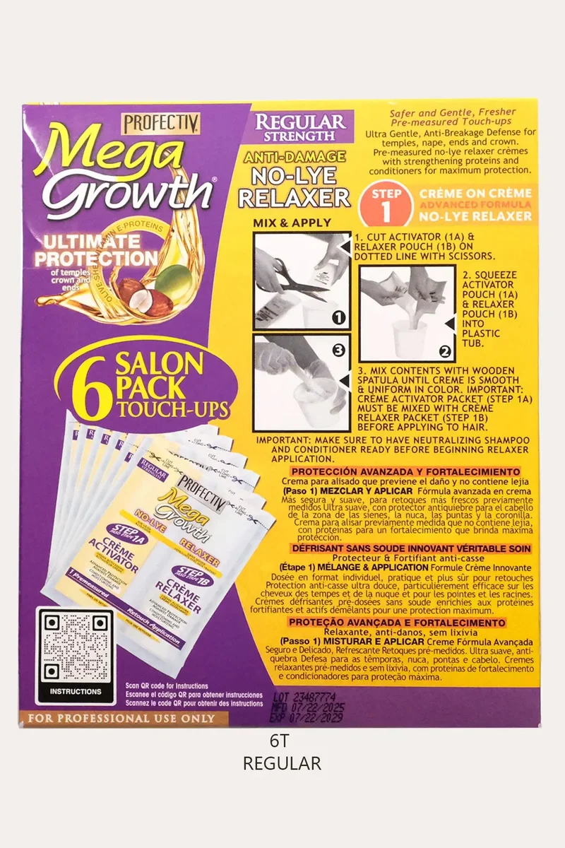 PROFECTIV MEGA GROWTH ANTI DAMAGE NO-LYE SUPER RELAXER