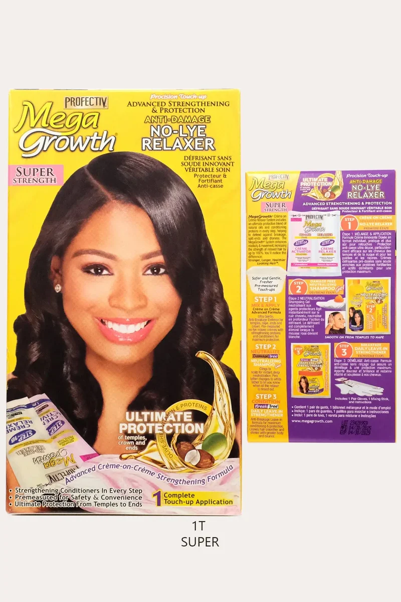 PROFECTIV MEGA GROWTH ANTI DAMAGE NO-LYE SUPER RELAXER