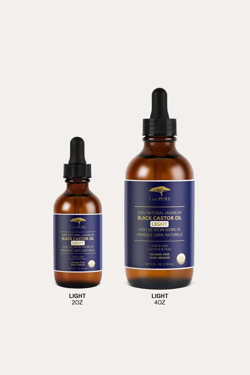 I AM PURE 100% NATURAL JAMAICAN BLACK CASTOR OIL