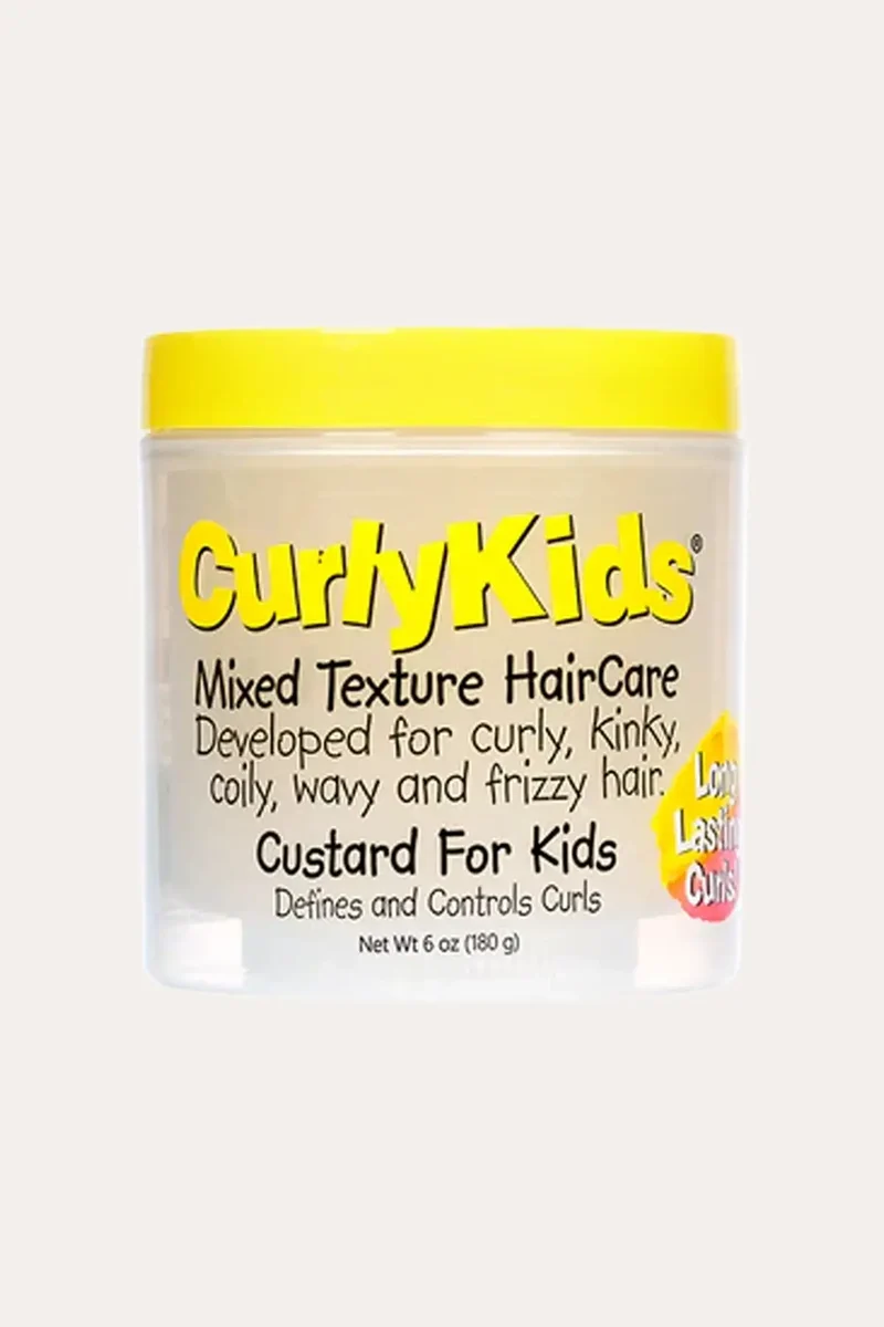 CURLY KIDS CUSTARD FOR KIDS DEFINES AND CONTROLS CURLS 6oz
