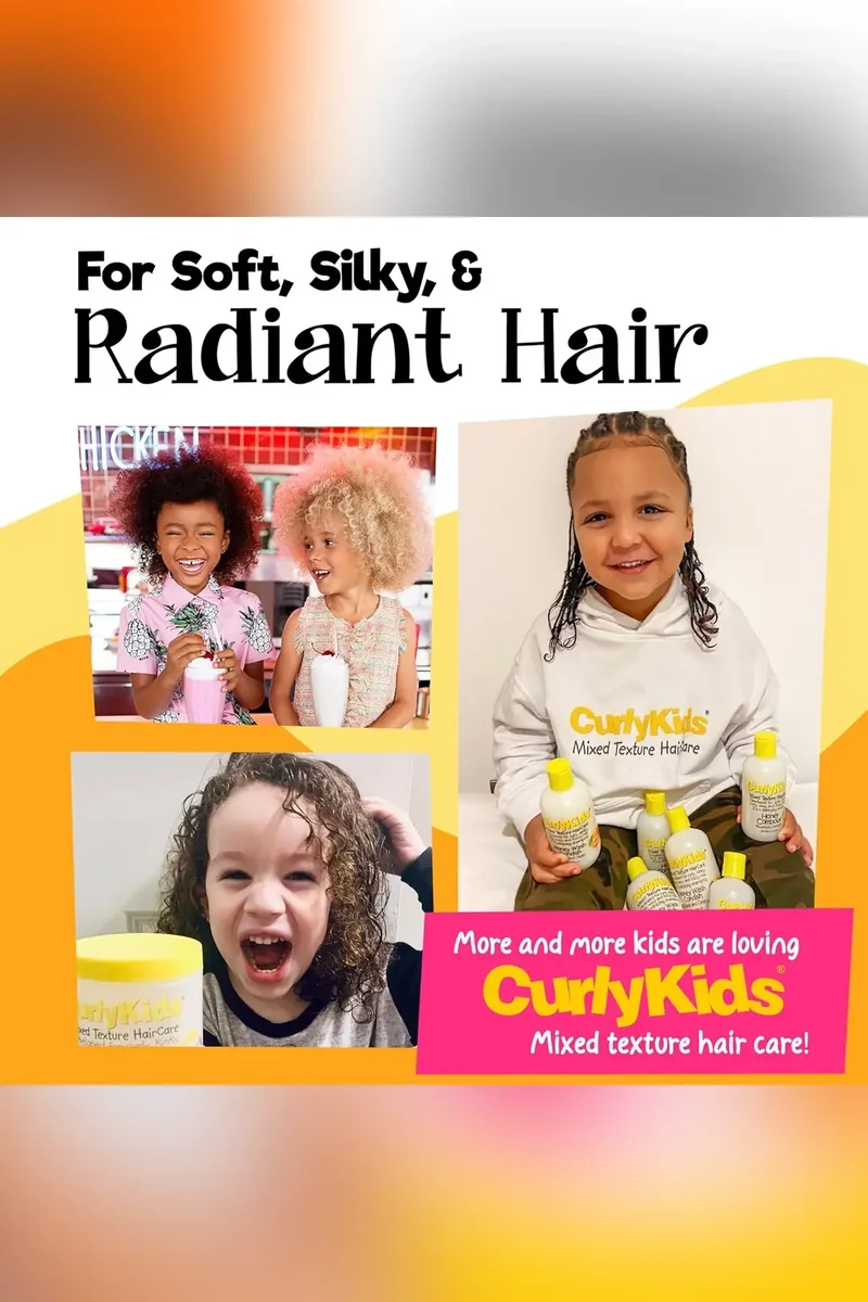 CURLY KIDS CUSTARD FOR KIDS DEFINES AND CONTROLS CURLS 6oz