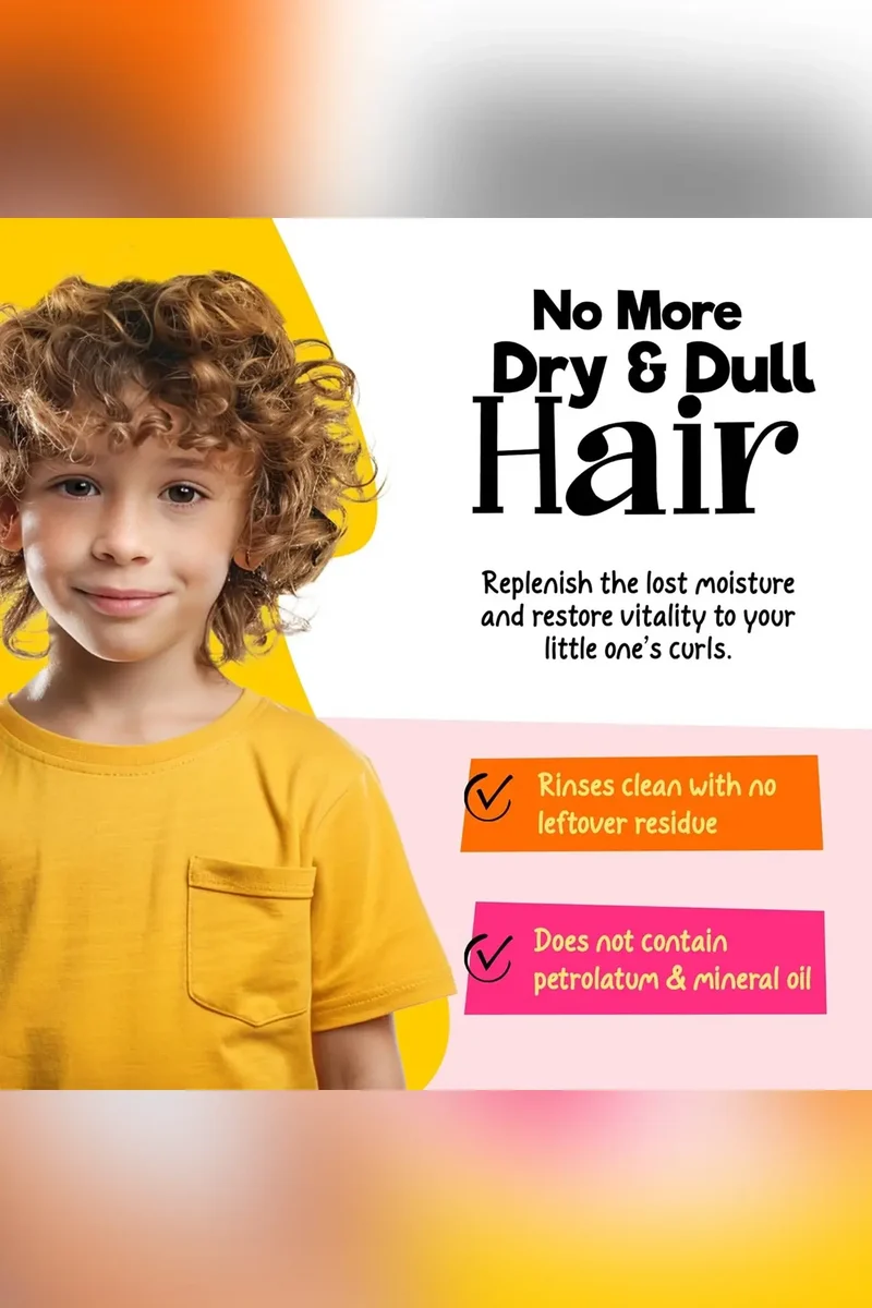 CURLY KIDS CUSTARD FOR KIDS DEFINES AND CONTROLS CURLS 6oz
