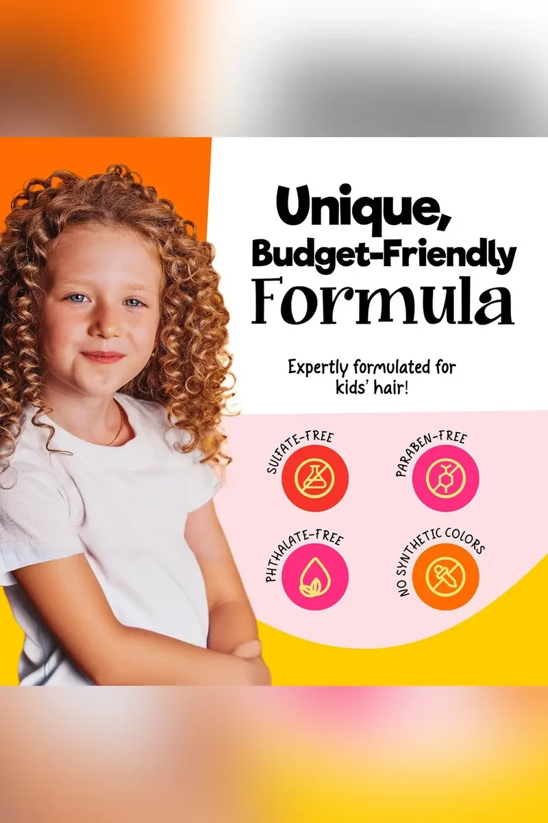 CURLY KIDS CUSTARD FOR KIDS DEFINES AND CONTROLS CURLS 6oz