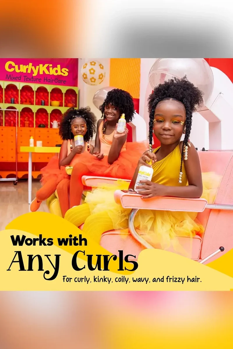 CURLY KIDS CUSTARD FOR KIDS DEFINES AND CONTROLS CURLS 6oz