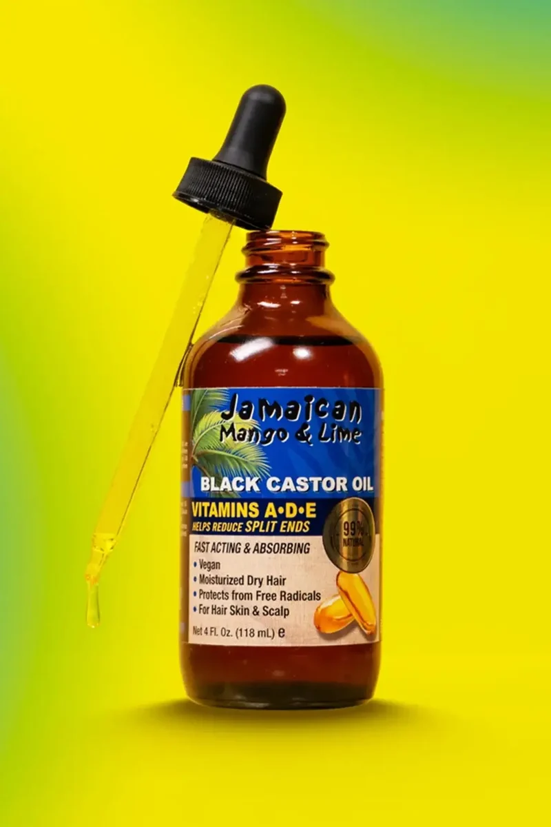 JAMAICAN MANGO & LIME BLACK CASTOR OIL - VITAMIN E | SKIN & HAIR OIL